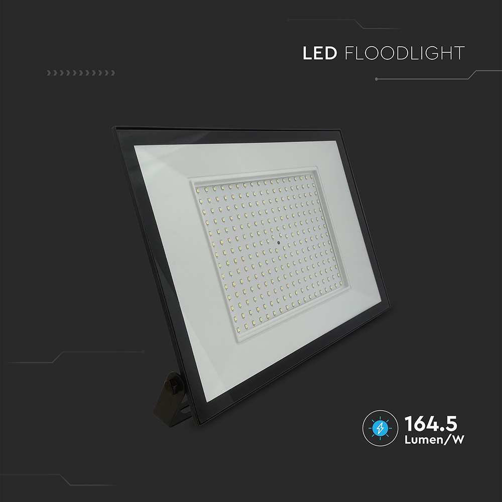 200W LED Floodlight 4000K Black Body img 3