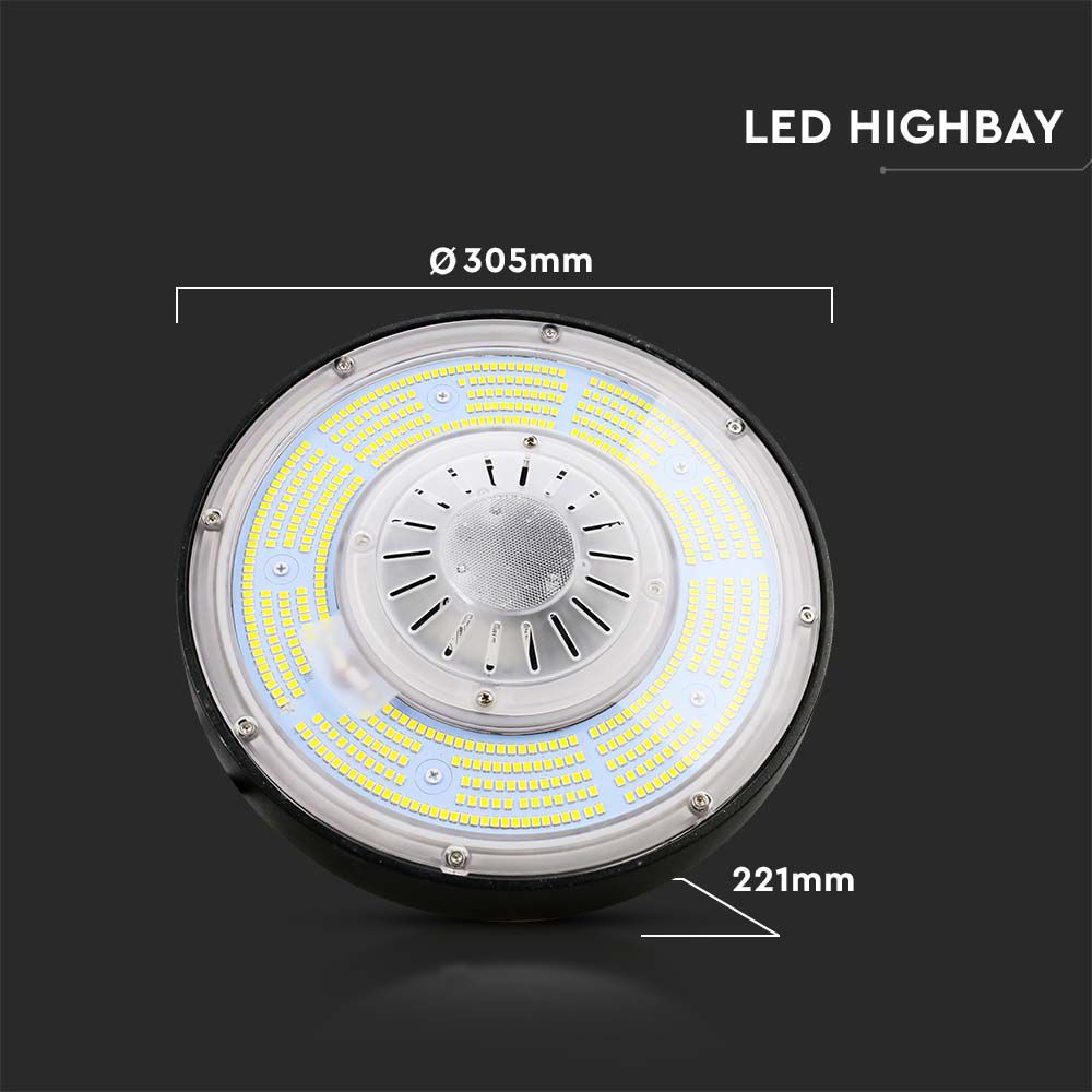 200W LED High Bay MEANWELL Driver Dimmable 5 Years Warranty 6400K 200LM/W