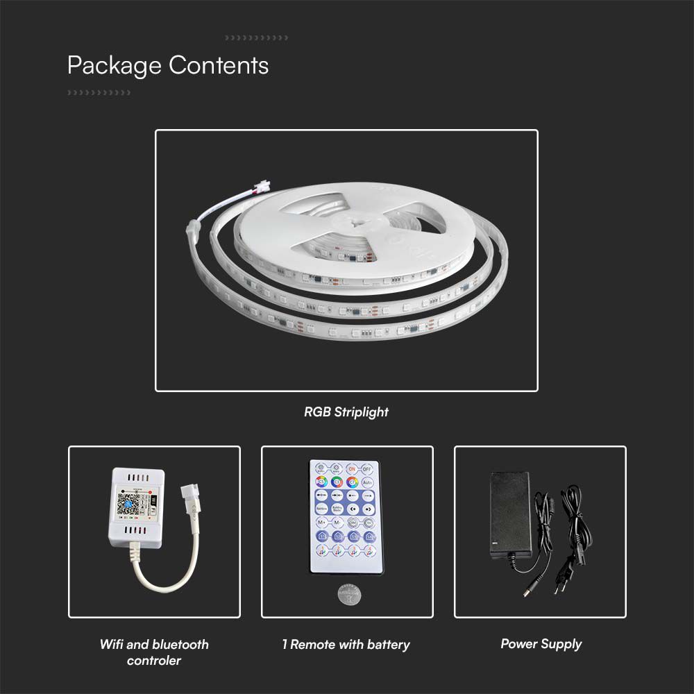 LED Magic Strip Set RGB 24V RGB IP65 img 4
