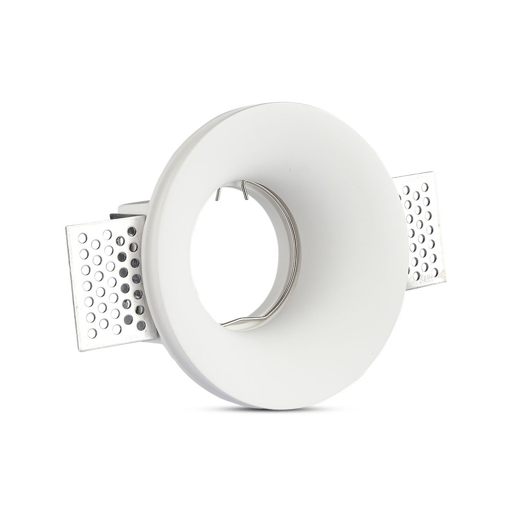 GU10 Fitting Rotondo Corpo Bianco White