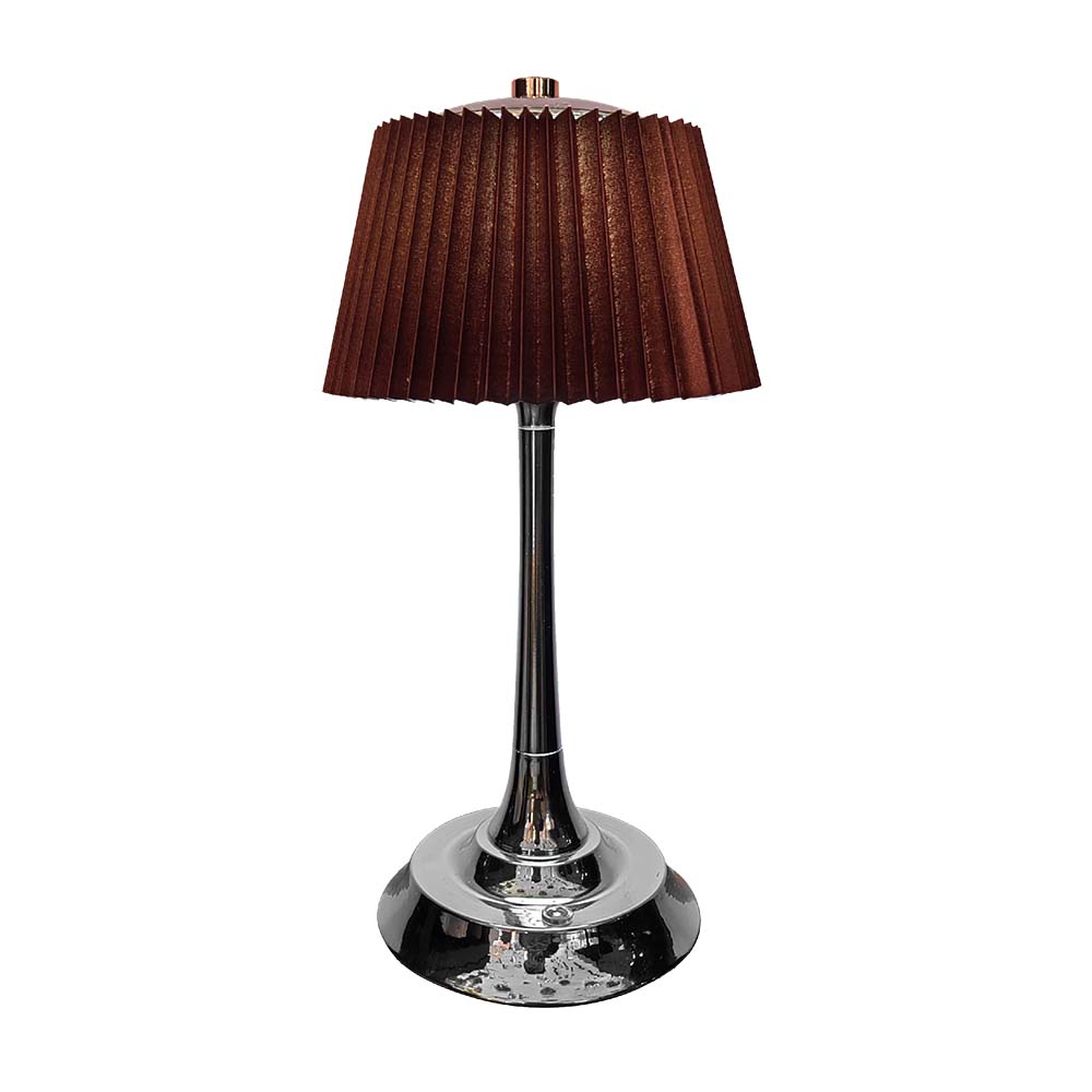 1.5W LED Table Lamp 3000K Chrome Brown
