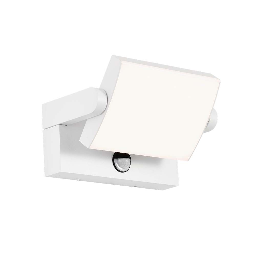 20W LED Wall Sensor White Body 3000K IP65