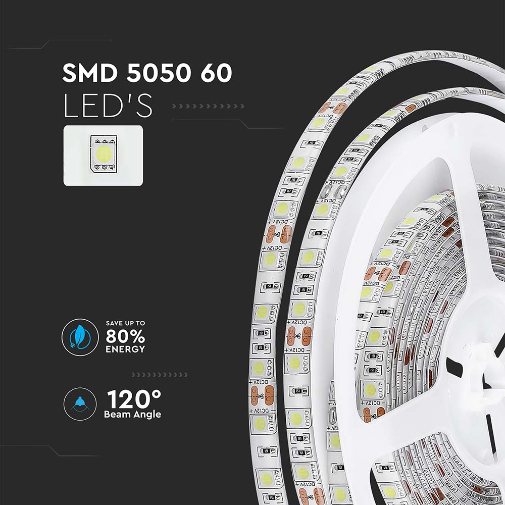 LED Strip SMD5050 - 60 LEDs RGB IP65 img 1