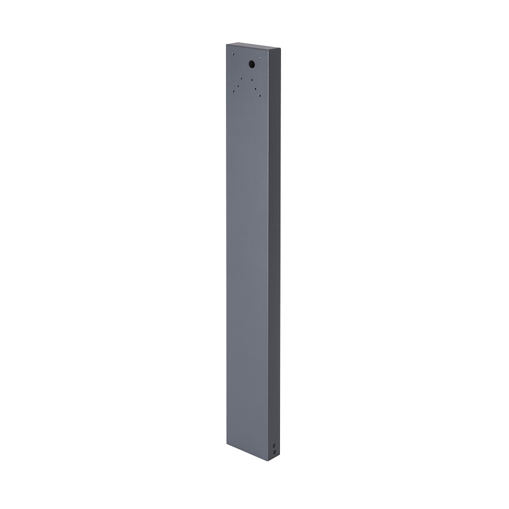 Pole For Solar Outdoor Bollard 100*35*800MM Dark Grey Body