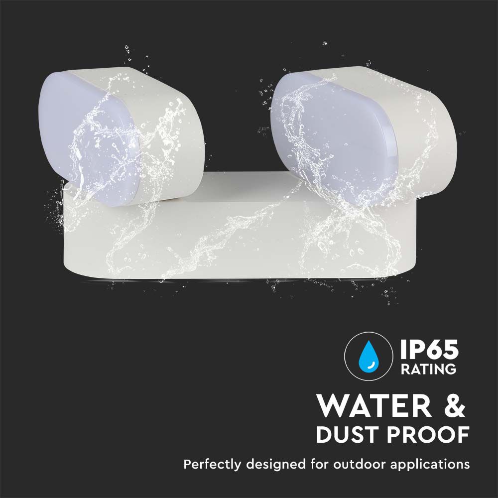 12W Led Wall Lamp Movable White Body 3000K img 1