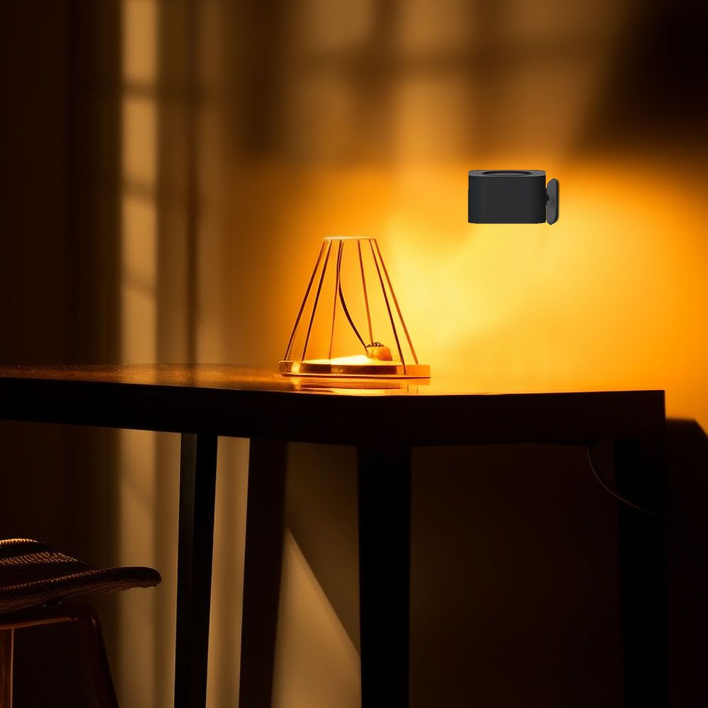 3W LED Magnetic Table Lamp With Battery 1800mAh CCT: 3IN1 White Body img 1