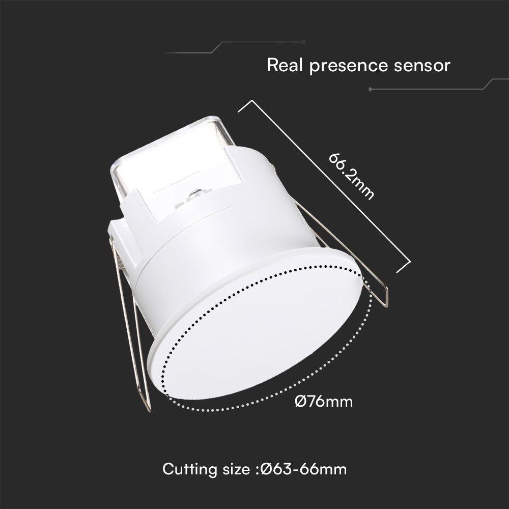 COB Real Presence Sensor 3m Radius White Body