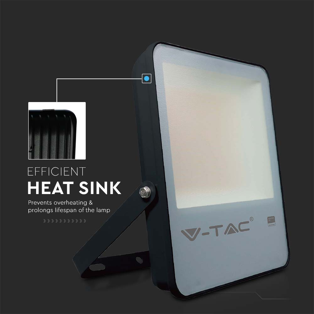 50W LED Floodlight SMD SAMSUNG CHIP G8 Black Body 6400K 137LM/W img 2