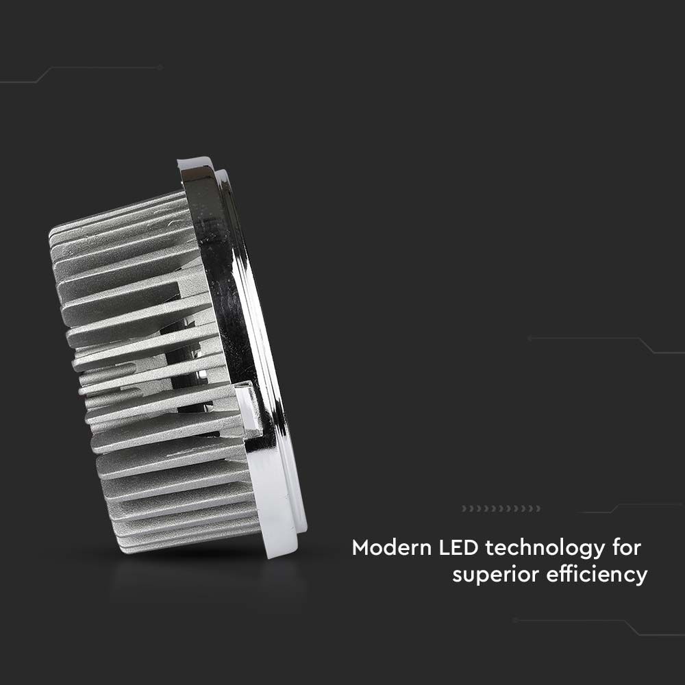 LED Spotlight - AR111 20W Changeable Reflector 40`D/20`D Silver 4000K img 1