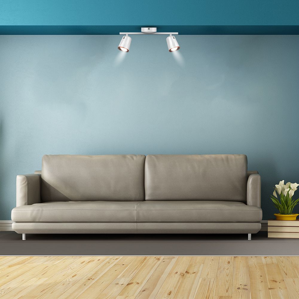 12W Led Wall Lamp Double Head 4000K White