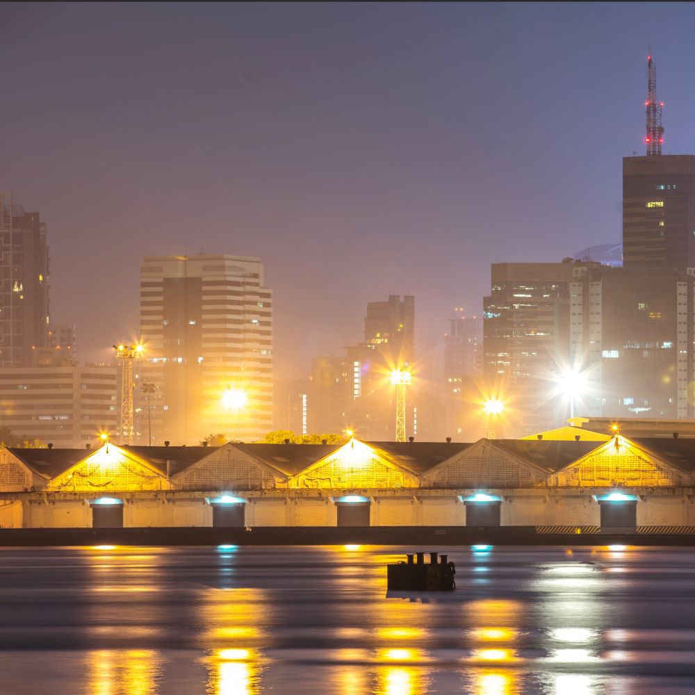 100W LED Proiettore SMD SAMSUNG Chip Corpo Grigio 4000K