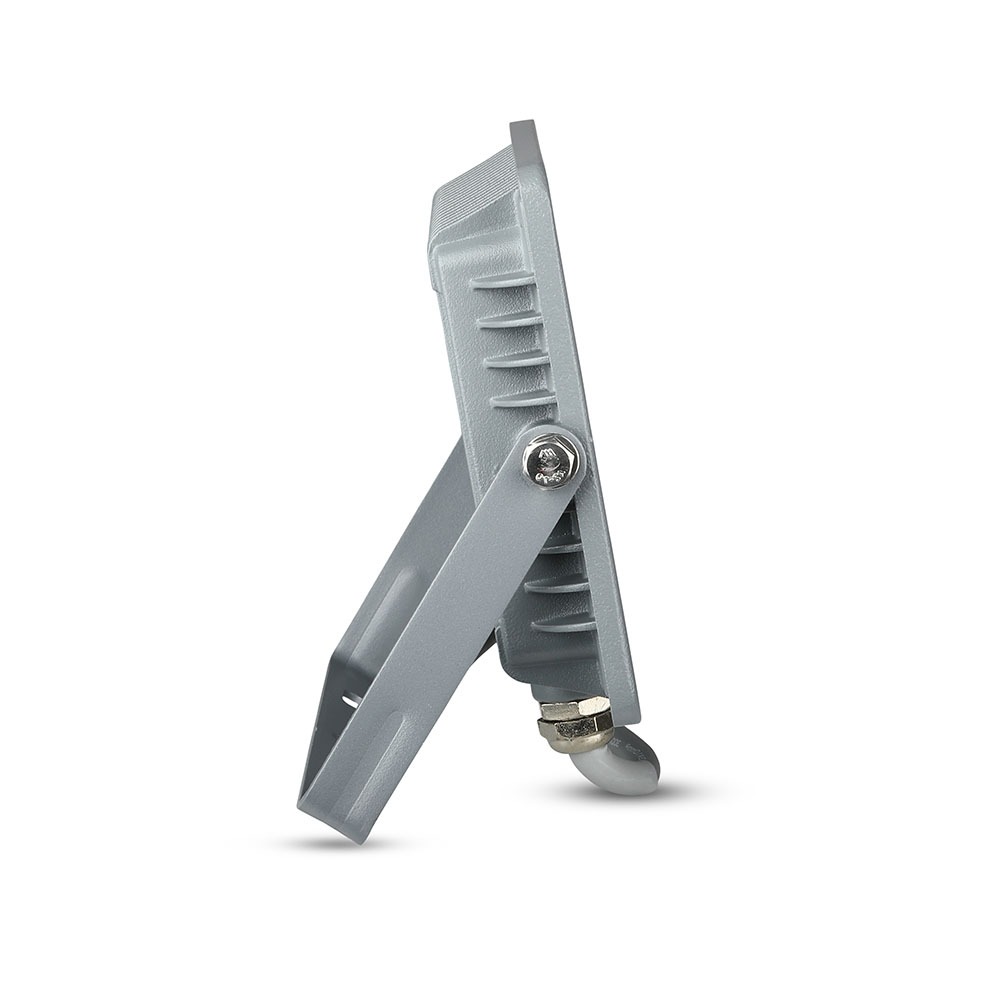 30W LED Floodlight SMD SAMSUNG Chip Corpo Grigio 6400K img 2