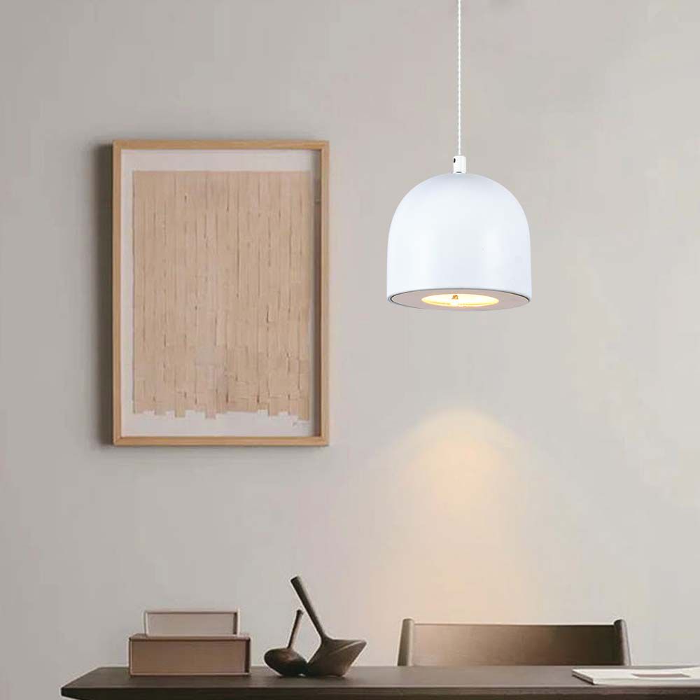 Lampadario LED a Cilindro in Metallo 8.5W Colore Bianco Touch 10*16cm Regolabile 3000K img 1