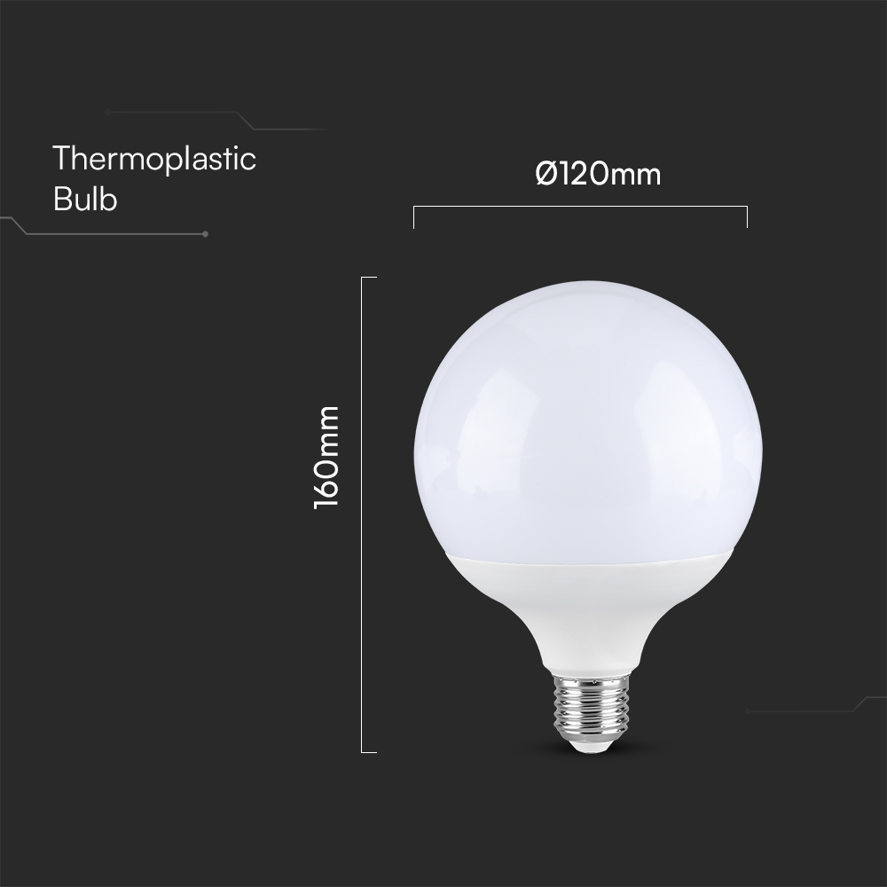 LED Bulb - 22W AG120 ?27 Plastic 4000K
