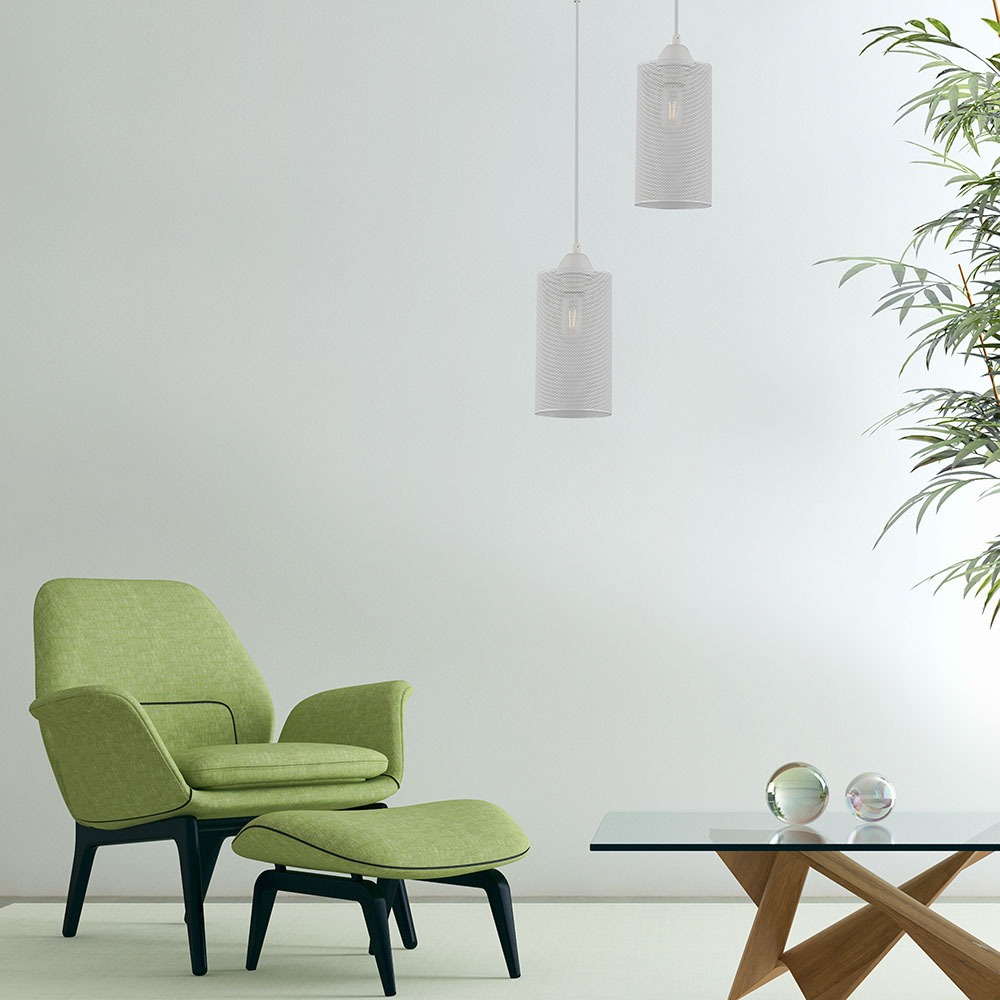 Lampadario con Portalampada Matt Bianco