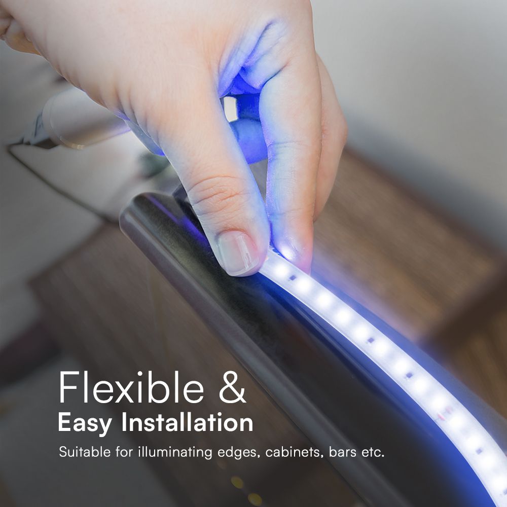 Striscia Light Set 10W 2835 121 Blue 50M/SET 220V img 2