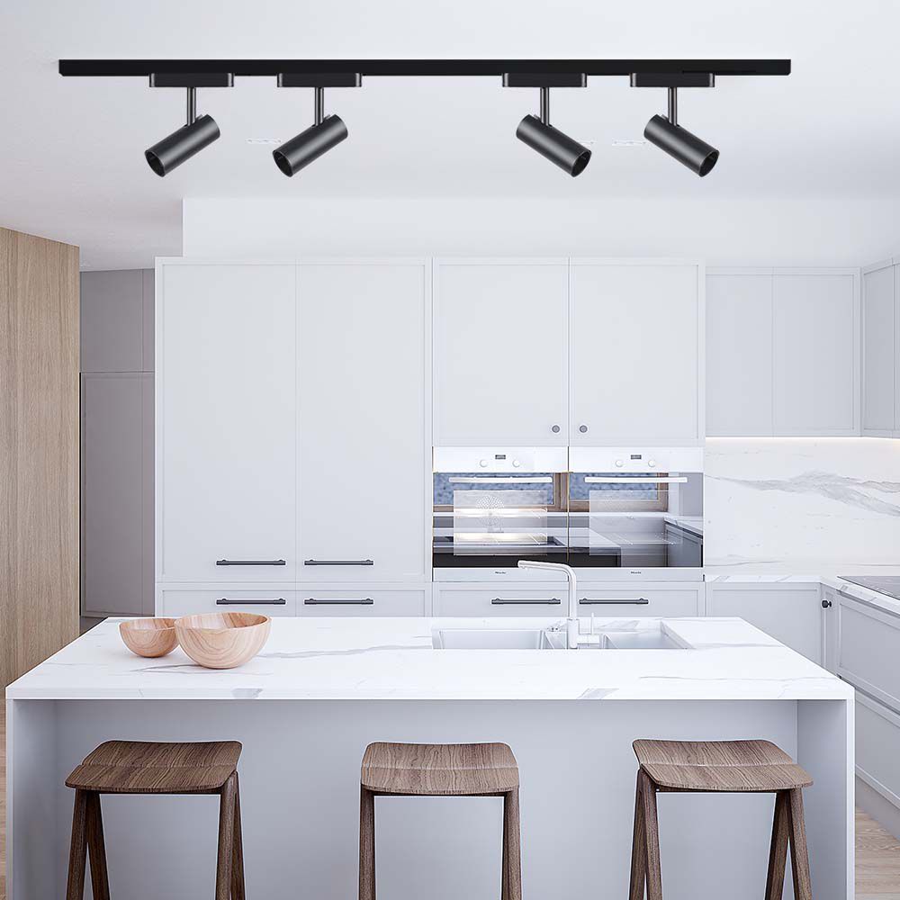 20W LED Slim Magnetic Track Light 4000K Black Body