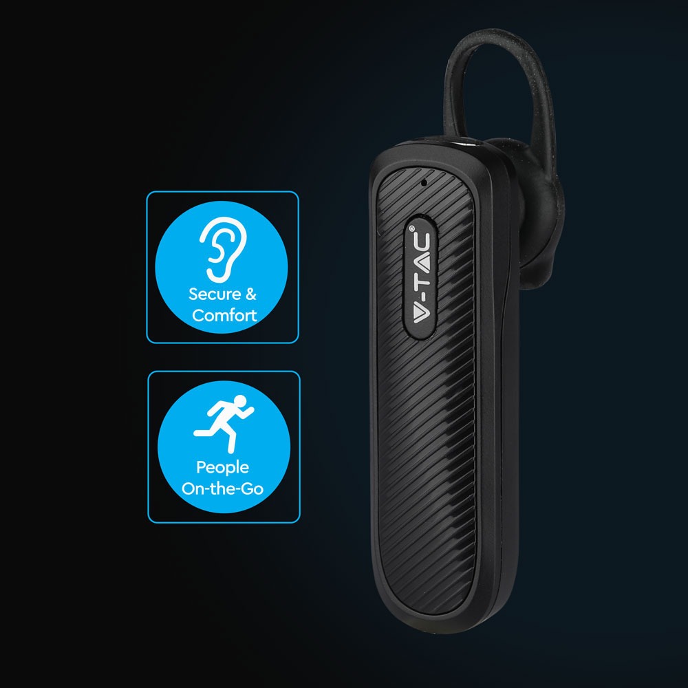 Auricolare Bluetooth 70mAh Nero img 1