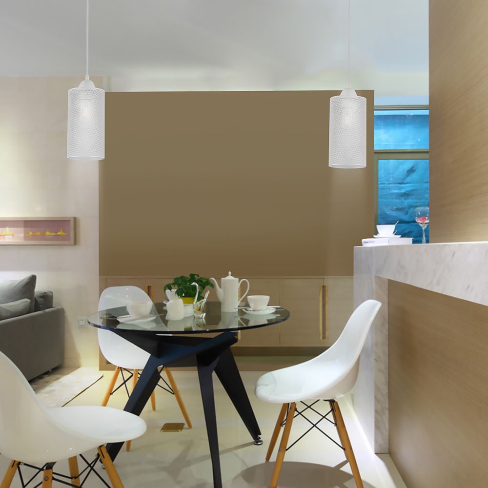 Lampadario con Portalampada Matt Bianco img 1