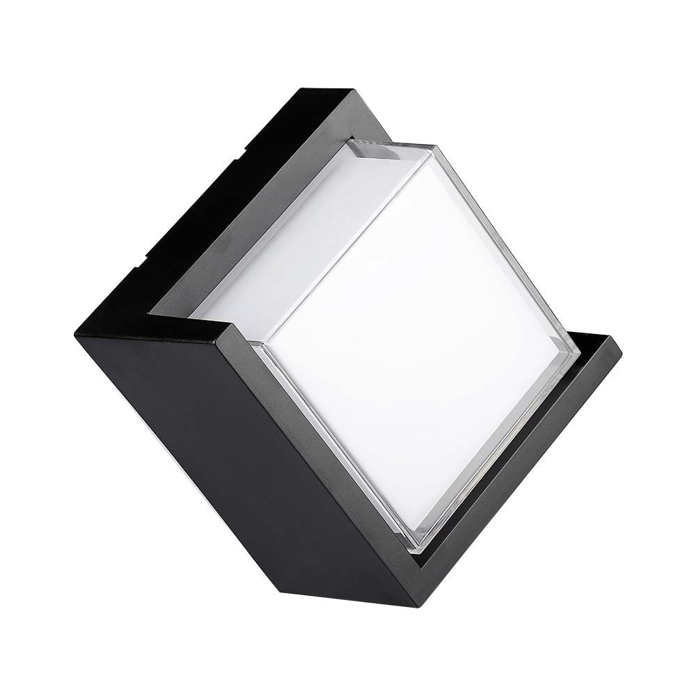 12W LED Wall SamiFrame Black Square 4000K