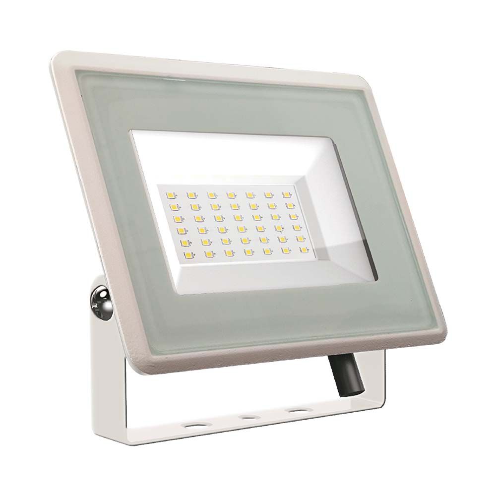 50W LED Faro SMD White Body 3000K