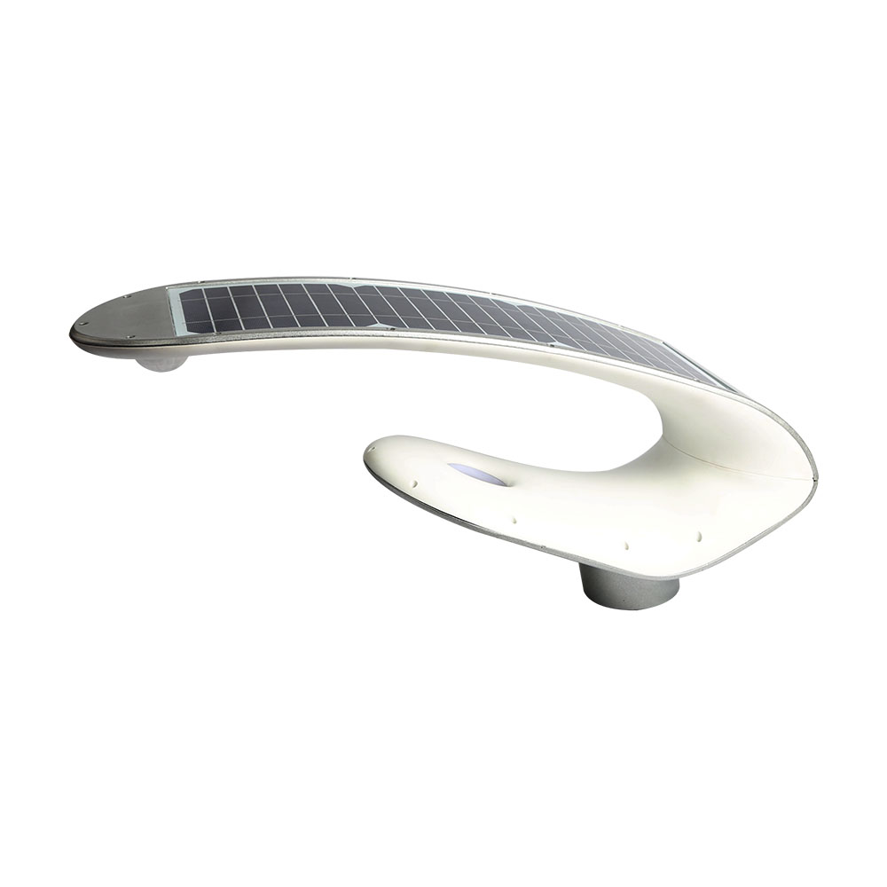 LED Solar Garden Light 20W Pir Sensor RF Control 4000K img 3