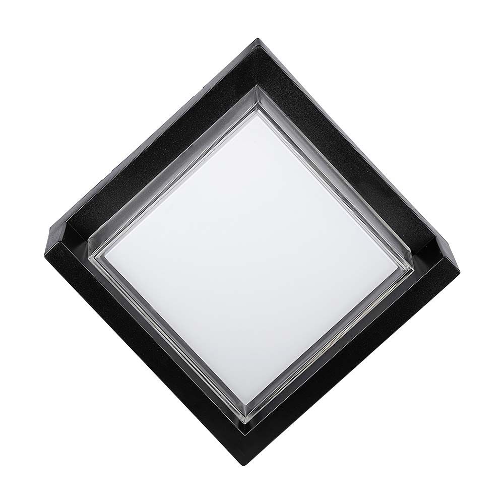 12W LED Wall SamiFrame Black Square 4000K img 2