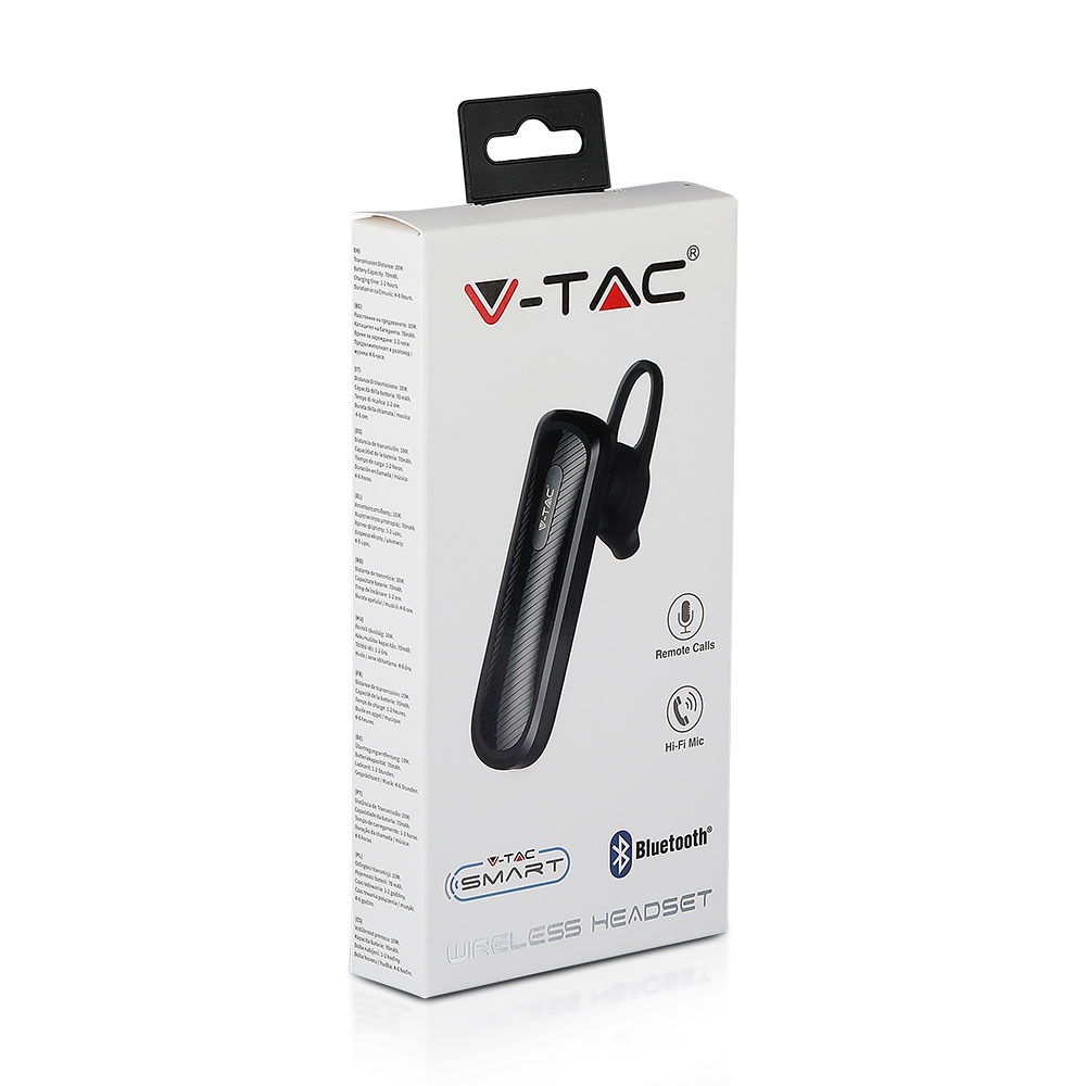 Auricolare Bluetooth 70mAh Nero