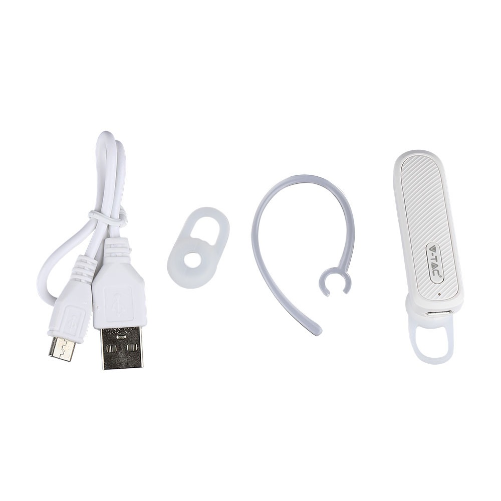 Auricolare Bluetooth 70mAh Bianco img 3