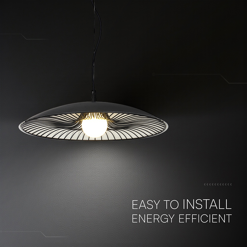 G9 Decorative Hanging Lamp (D450*H60mm) Black+White