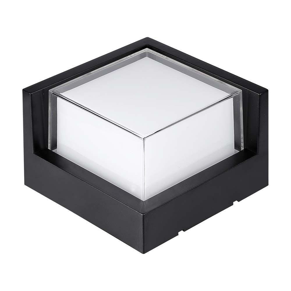 12W LED Wall SamiFrame Black Square 4000K img 5
