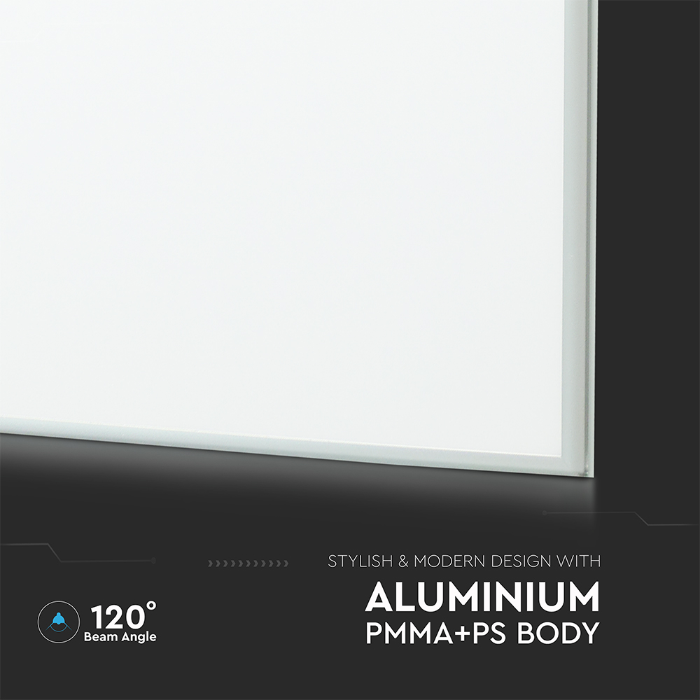 LED Panel 40W 600 x 600 mm 4500K Incl Driver 6PCS/SET img 1