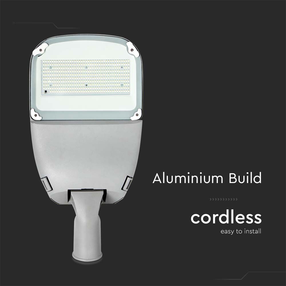 Armatura Stradale Chip Samsung 300W con Pannello Solare Colore Bianco 6000K IP65