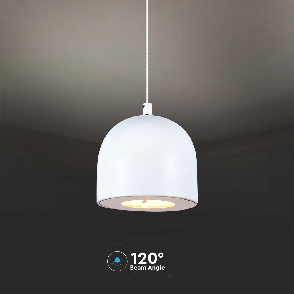 Lampadario LED a Cilindro in Metallo 8.5W Colore Bianco Touch 10*16cm Regolabile 3000K img 2