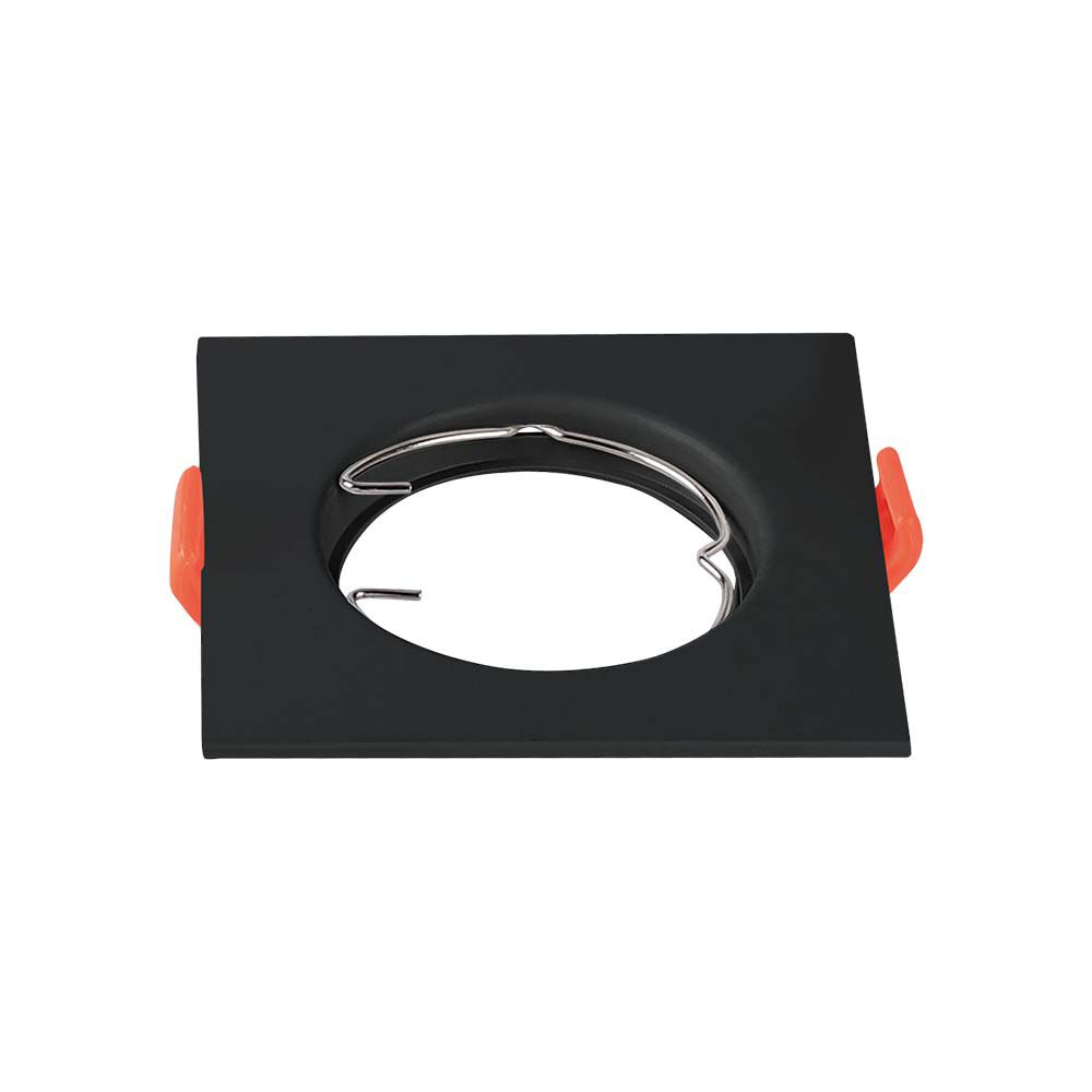 GU10 Fitting Square Black 2pcs/pack