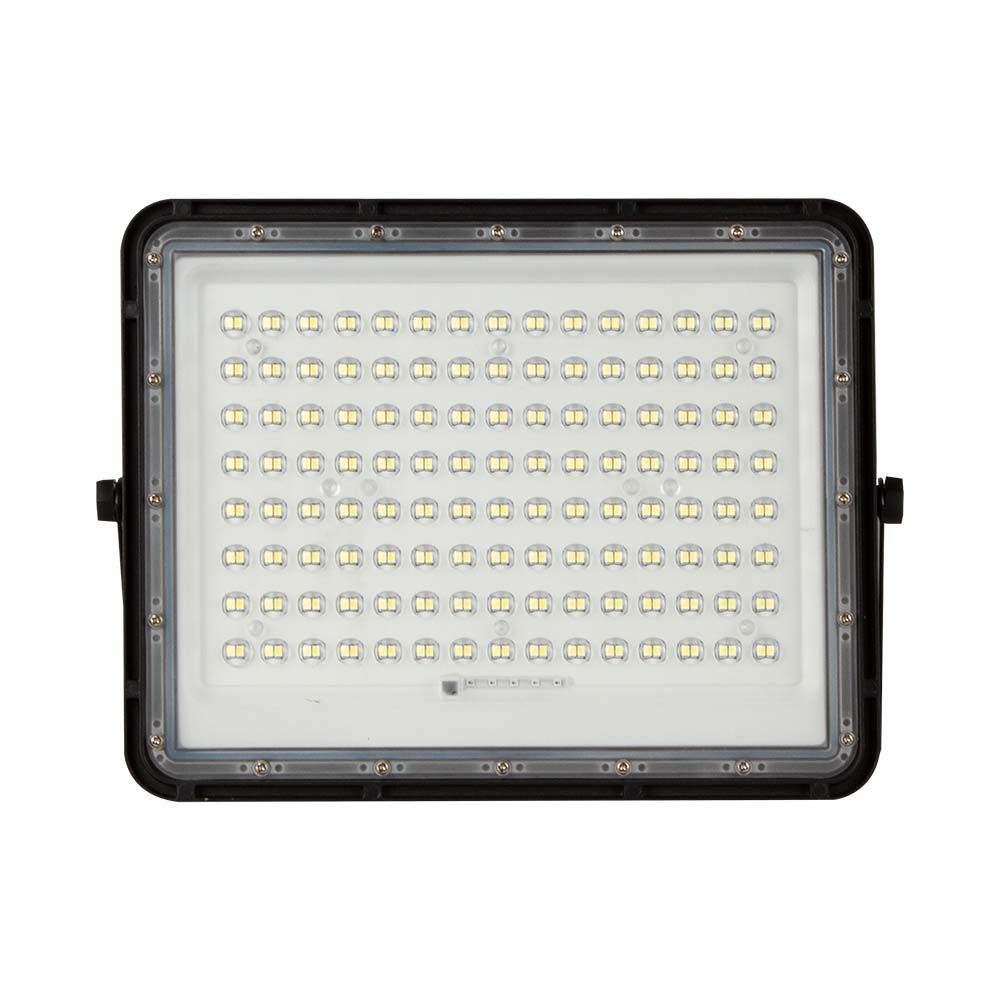 Faro LED con Telecomando e Pannello Solare Batteria sostituibile Cavo da 3m Colore Nero  img 1