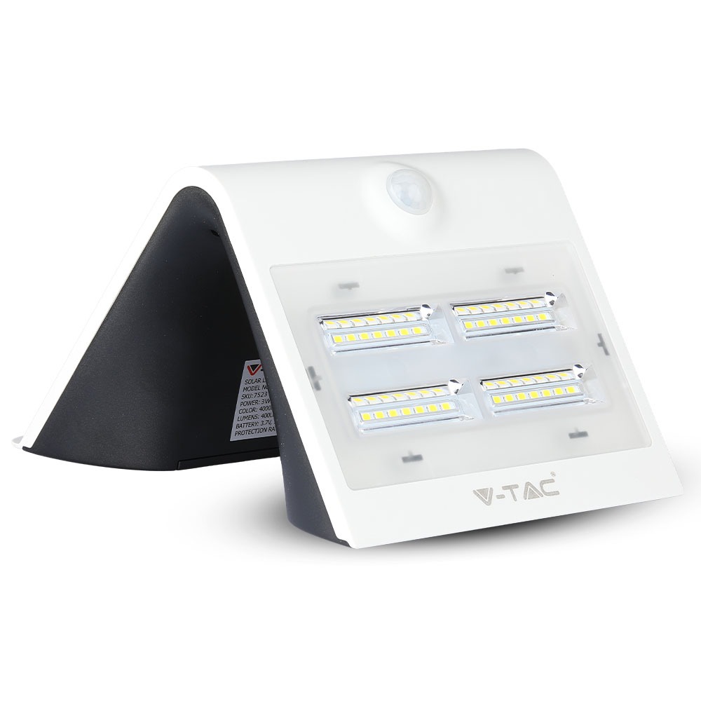 3W LED Luce solare della parete Bianco caldo, Bianco naturale Bianco Corpo Bianco img 1