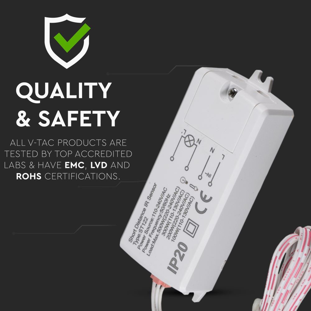 Sensore di movimento ON/OFF Reazione a mano