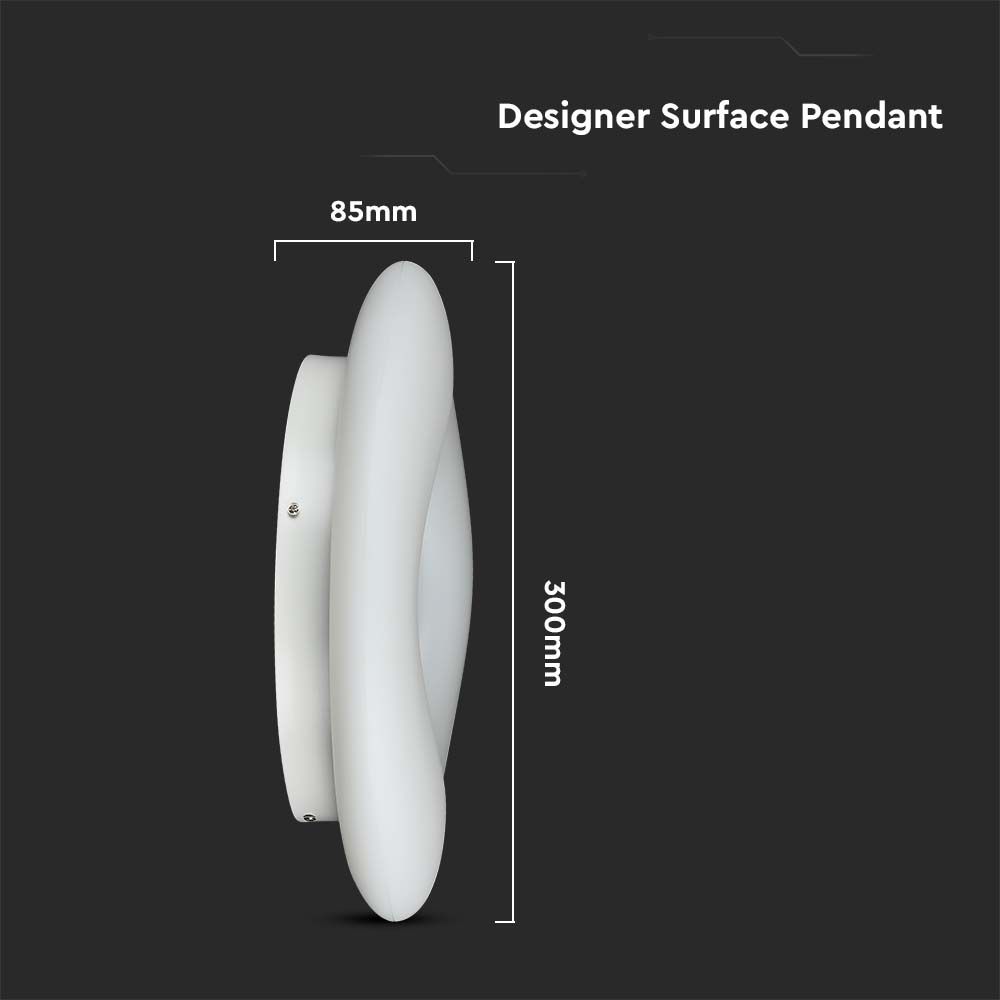 22W Pendant Round Color Changing D300*H800 Dimmable White