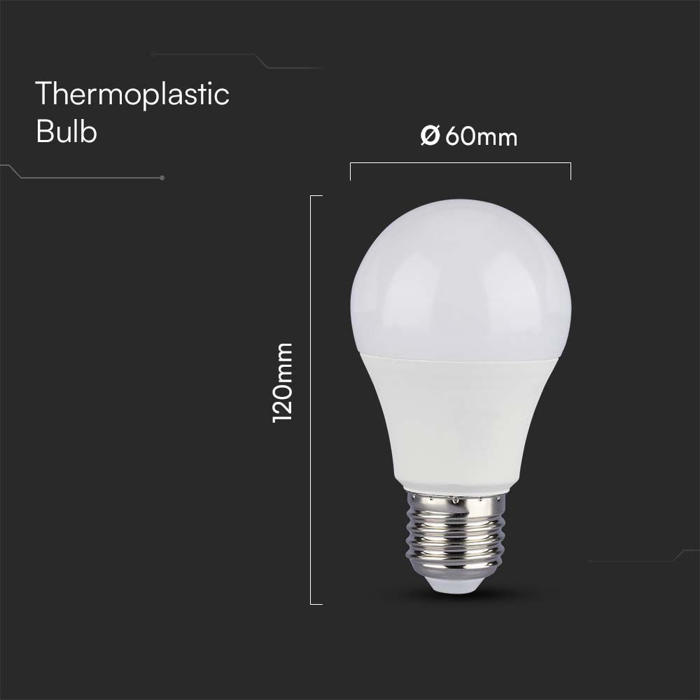 LED Bulb - SAMSUNG CHIP 11W E27 A60 Dimmable 4000K