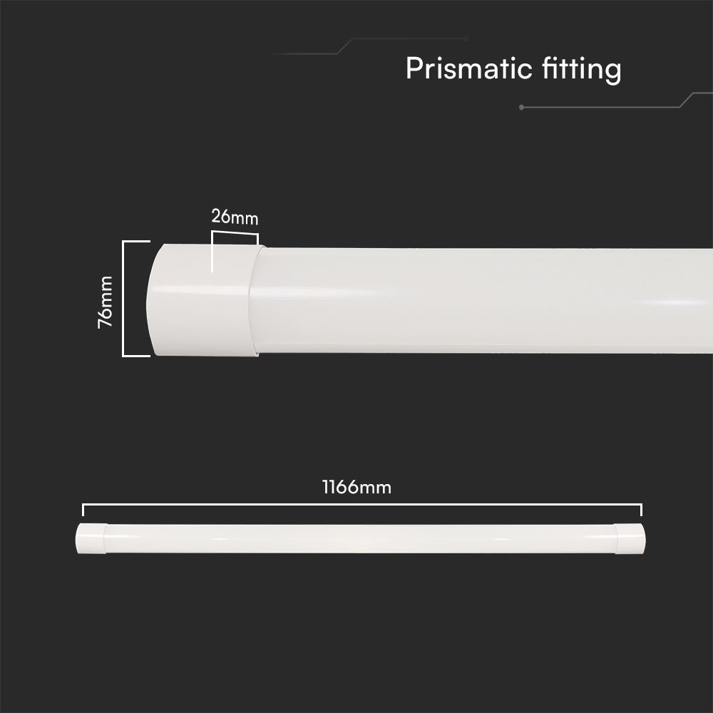 40W LED Grill Fitting 120CM 3in1
