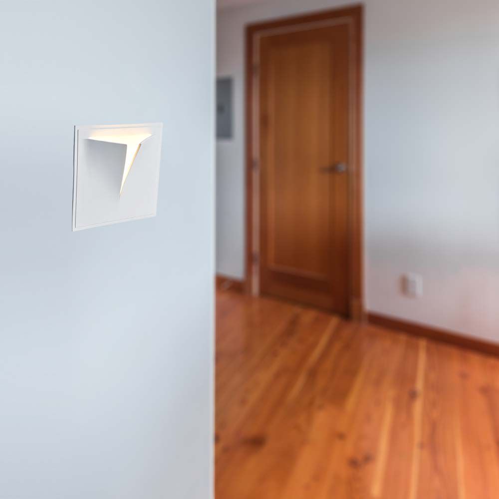 GU10 Wall Fitting Gypsum G9 White Body