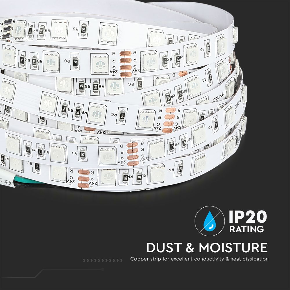 LED Strip SMD5050 - 60 LEDs 24V 4000K IP20 img 2