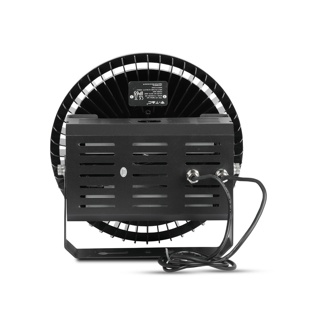 LED Sospensione industriale SAMSUNG Chip 500W 120' Meanwell Driver Dimmerabile Corpo Nero 4000K img 1