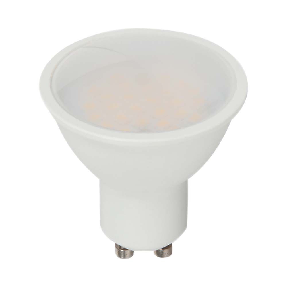 LED Spot 2.9W GU10 SMD White Plastic Milky Cover 6400K