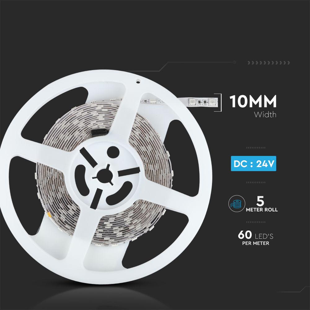 LED Strip SMD5050 - 60 LEDs 24V 4000K IP20 img 5