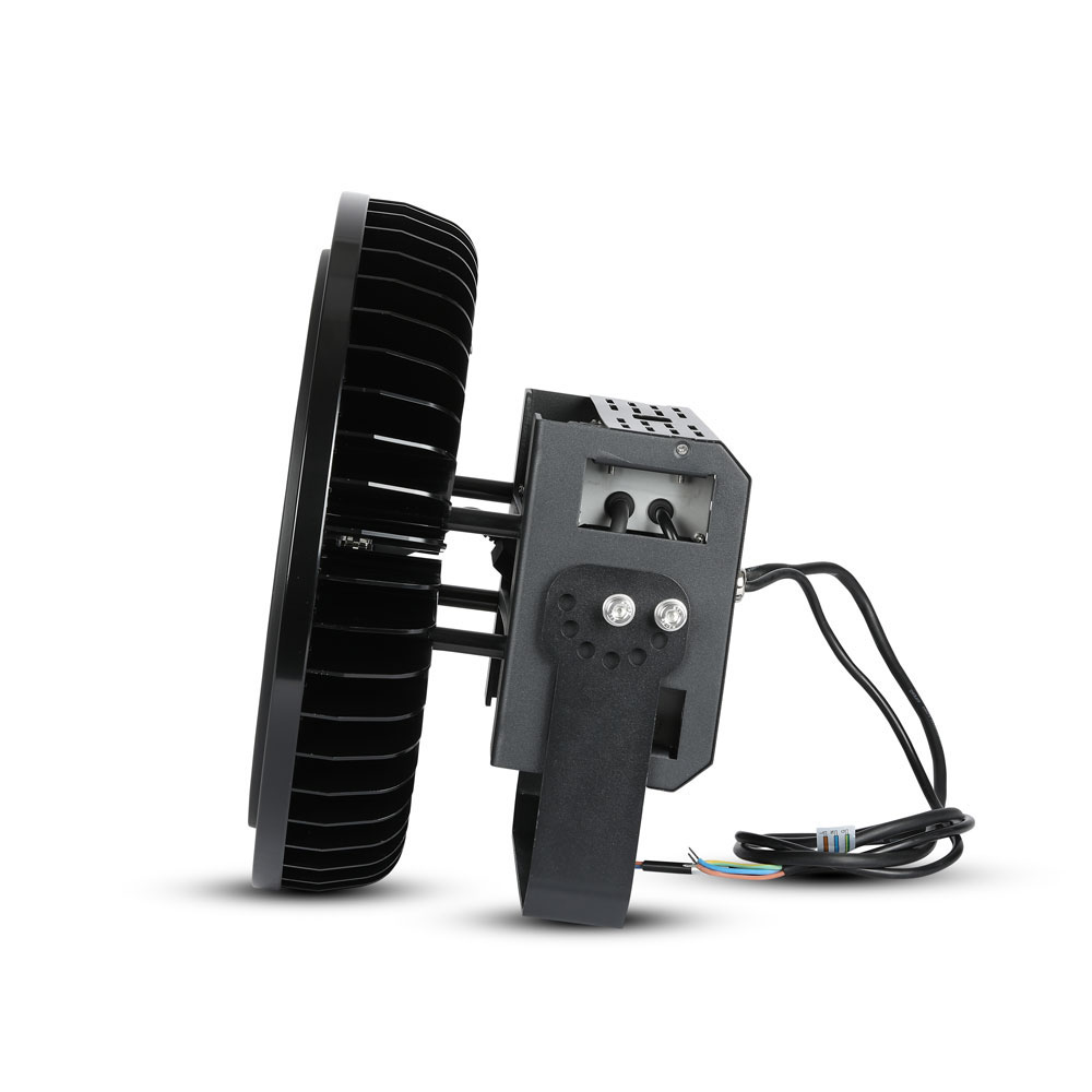 LED Sospensione industriale SAMSUNG Chip 500W 120' Meanwell Driver Dimmerabile Corpo Nero 4000K img 3