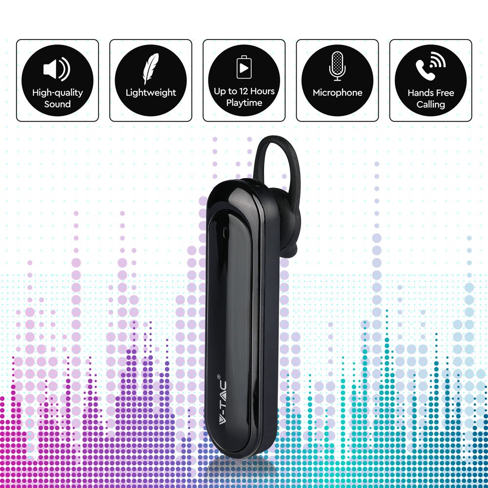 Auricolare Bluetooth 170mAh Nero img 3