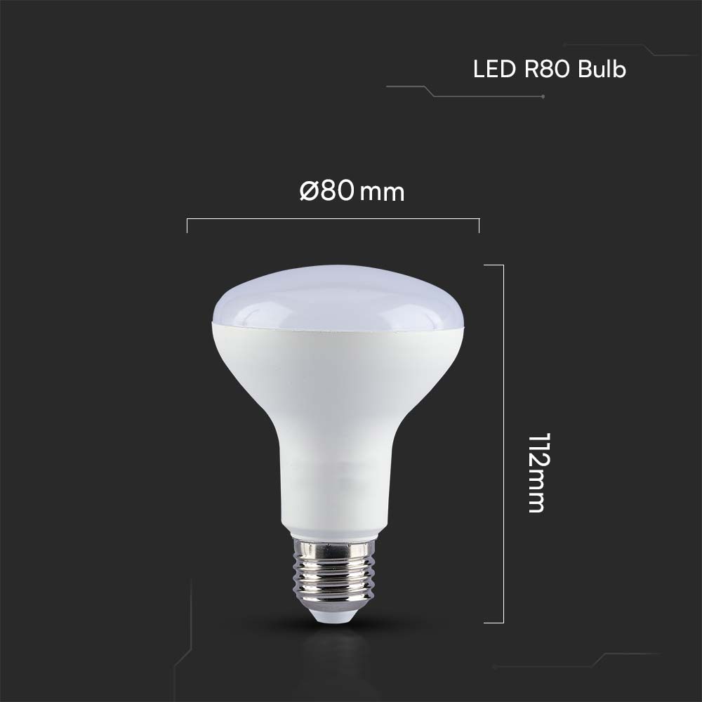 LED Bulb - 11W E27 R80 Thermoplastic 4000K