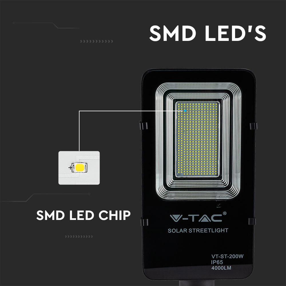 50W LED Armatura stradale solare 6000K img 1